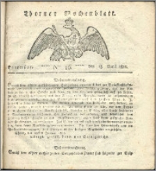 Thorner Wochenblatt 1822, Nro. 16