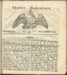 Thorner Wochenblatt 1822, Nro. 40