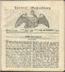 Thorner Wochenblatt 1822, Nro. 48