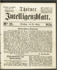 Thorner Intelligenzblatt 1858, Nro. 22