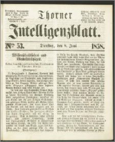 Thorner Intelligenzblatt 1858, Nro. 53