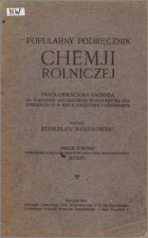 Popularny podręcznik chemji rolniczej