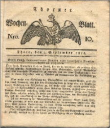 Thorner Wochen-Blatt 1816, Nro. 10