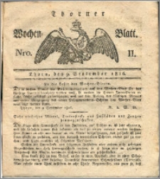 Thorner Wochen-Blatt 1816, Nro. 11 + Beylage