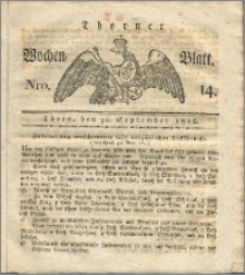 Thorner Wochen-Blatt 1816, Nro. 14 + Beylage