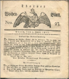 Thorner Wochen-Blatt 1817, Nro. 23