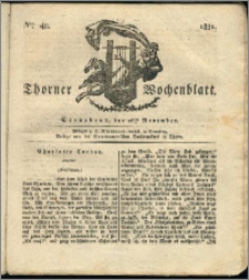 Thorner Wochenblatt 1831, Nro. 48 + Intelligenz Nachrichten