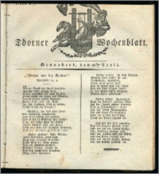 Thorner Wochenblatt 1832, Nro. 17 + Intelligenz Nachrichten