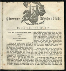 Thorner Wochenblatt 1832, Nro. 28 + Intelligenz Nachrichten, Beilage