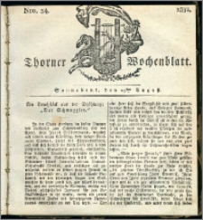 Thorner Wochenblatt 1832, Nro. 34 + Intelligenz Nachrichten, Beilage