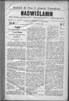 Nadwiślanin : tygodnik handlowy, przemysłowy i ekonomiczny 1875, R. 3 nr 1