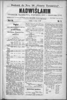 Nadwiślanin : tygodnik handlowy, przemysłowy i ekonomiczny 1875, R. 3 nr 5