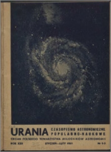 Urania 1951, R. 22 nr 1/2