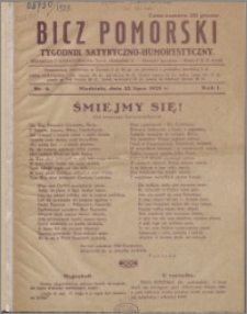 Bicz Pomorski : tygodnik satyryczno-humorystyczny 1928, R. 1 nr 9