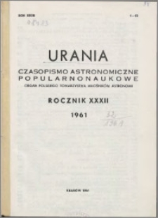 Urania 1961, R. 32 nr 1