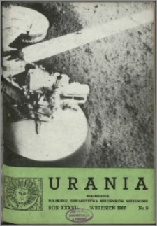 Urania 1966, R. 37 nr 9