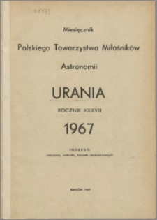 Urania 1967, R. 38 nr 1