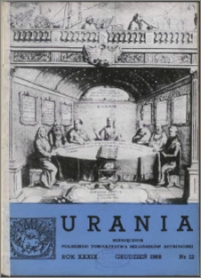 Urania 1968, R. 39 nr 12