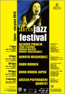 Artus Jazz Festival : lipiec - sierpień 2012 : [afisz-1]