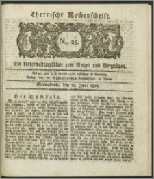 Thornische Wochenschrift 1825, Nro. 25 + Beilage