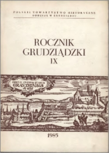 Rocznik Grudziądzki T.9