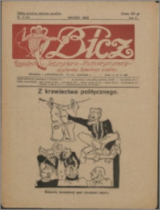 Bicz : tygodnik satyryczno-humorystyczny 1929, R. 2 nr 12 (43)