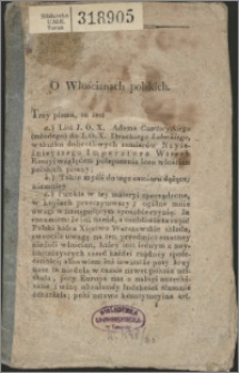 O włościanach polskich