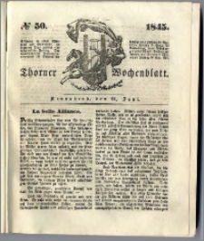 Thorner Wochenblatt 1845, No. 50 + Beilage, Zweite Beilage, Thorner wöchentliche Beitung