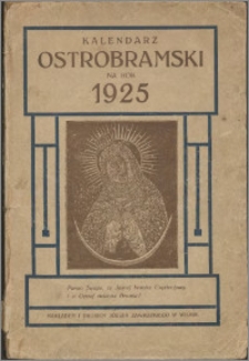 Kalendarz Ostrobramski na rok 1925
