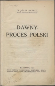Dawny proces polski