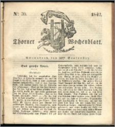 Thorner Wochenblatt 1842, No. 39 + Beilage, Zweite Beilage, Thorner wöchentliche Zeitung