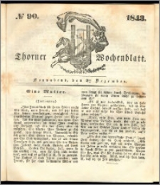Thorner Wochenblatt 1843, No. 90 + Beilage, Thorner wöchentliche Beitung