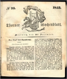 Thorner Wochenblatt 1843, No. 95 + Beilage