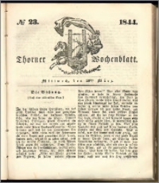Thorner Wochenblatt 1844, No. 23