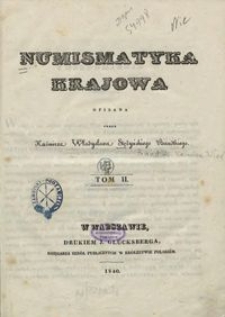 Numismatyka krajowa. T. 2