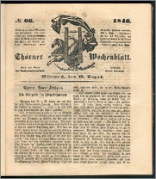 Thorner Wochenblatt 1846, No. 66 + Beilage