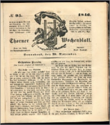 Thorner Wochenblatt 1846, No. 95 + Beilage, Zweite Beilage