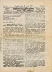 Orędownik Urzędowy powiatu brodnickiego R. 1925, Nr 28