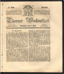 Thorner Wochenblatt 1848, No. 30 + Beilage