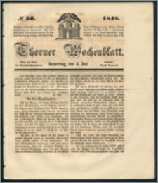 Thorner Wochenblatt 1848, No. 56 + Beilage