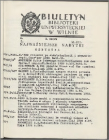 Biuletyn Biblioteki Uniwersyteckiej w Wilnie 1936/1937 nr 2