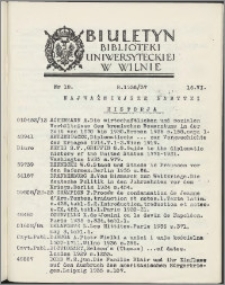 Biuletyn Biblioteki Uniwersyteckiej w Wilnie 1936/1937 nr 18