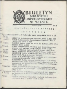 Biuletyn Biblioteki Uniwersyteckiej w Wilnie 1937/1938 nr 9