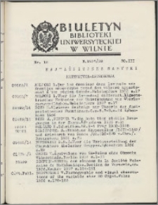 Biuletyn Biblioteki Uniwersyteckiej w Wilnie 1937/1938 nr 18