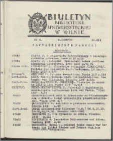 Biuletyn Biblioteki Uniwersyteckiej w Wilnie 1938/1939 nr 8