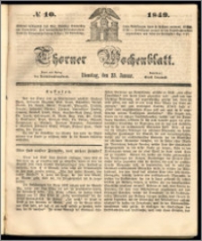 Thorner Wochenblatt 1849, No. 10