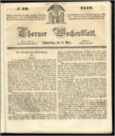 Thorner Wochenblatt 1849, No. 29