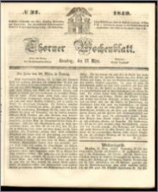 Thorner Wochenblatt 1849, No. 37