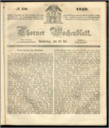 Thorner Wochenblatt 1849, No. 59
