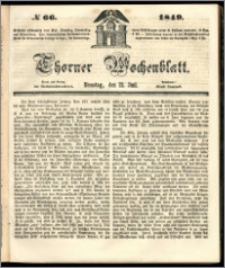 Thorner Wochenblatt 1849, No. 66